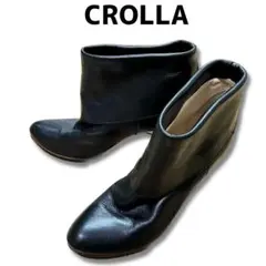OI-85 CROLLA クローラ　ショートブーツ　牛革　黒　23.5cmのサムネイル