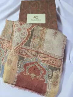 ETRO エトロ ペイズリー柄 シルク ストール スカーフ