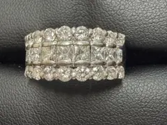 マイクロパヴェダイヤモンド フープピアス k18 約10.6g 計1.345ct 