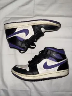 Nike Air Jordan 1 ブラック/パープル ハイカット