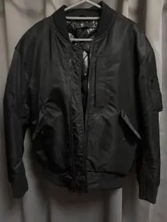 ユニクロ+J ハイブリッドダウンオーバーサイズMA-1ブルゾンS