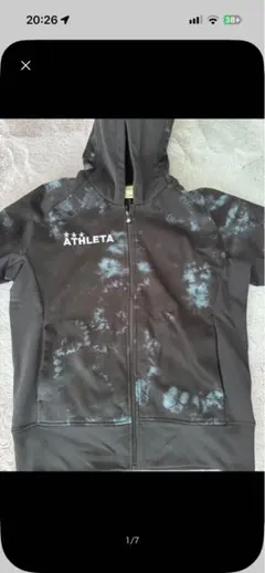 ATHLETA アスレタ パーカー ブラック M