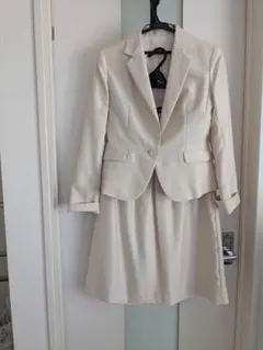 COMME CA ISM スカートスーツ M アイボリー