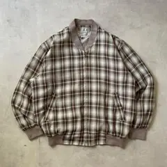 元*歳様 80s 90s Vintage オンブレチェック　ブルゾン