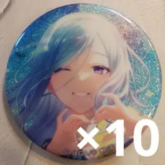 プロセカ 日野森雫 グリッター缶バッジ グリ缶 42c