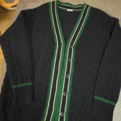 美品　IENA ニット　カーディガン　ネイビー　グリーン