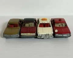 トミカ日本製4台セット(ジャンク品)のサムネイル
