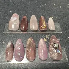 グラデーションピンク ネイルチップ