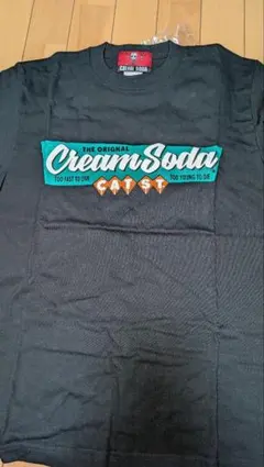 Cream Soda ブラック Tシャツ