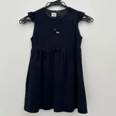 ファミリア　紺ワンピース　110cm
