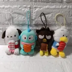 サンリオキャラクターズ マスコット ４種セット スシロー はぴだんぶい