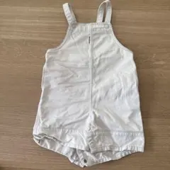 COMME CA ISM ベージュ サロペット 90