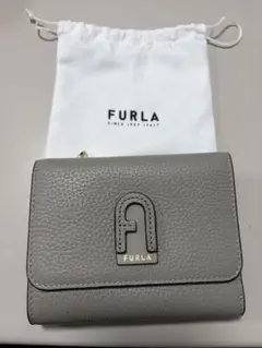 極美品 FURLA 長財布 ダフネ アーチロゴ レザー 近年モデル 付属品完備 