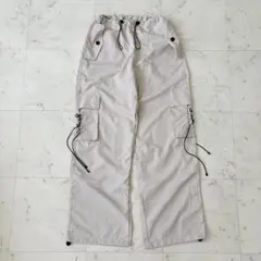 ゴシップロサンゼルス カーゴパンツ ベージュ ユニセックス ワークパンツのサムネイル
