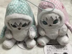 mofusand モフサンド　ギンガムチェック　サメにゃんマスコット