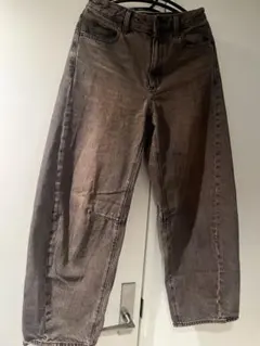 GU ブラウン　デニムパンツ Mサイズ