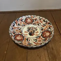 九谷焼　赤絵 皿 仙人図 骨董品 九谷焼 赤絵 皿 仙人図 骨董品 - メルカリ