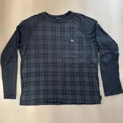 BURBERRY BLUE LABEL 長袖カットソー チェック柄　サイズLのサムネイル