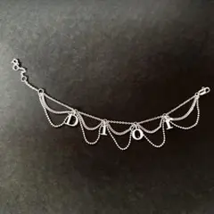 美品　Dior シルバー ロゴ　ブレスレット