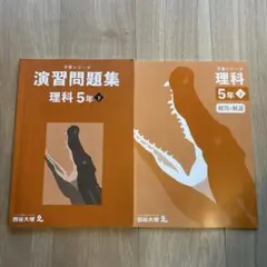 予習シリーズ　演習問題集 理科 5年下　解答解説本付　2冊セット