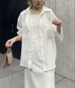【CAPRICIEUX LE'MAGE】メッシュシャツのサムネイル