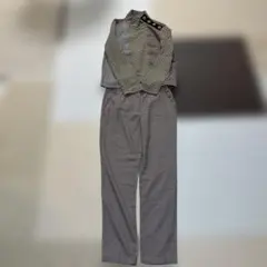 チェック柄 パンツセットアップ