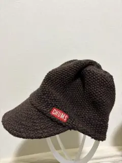 週末セールCHUMS ブラウン　ニットキャップ