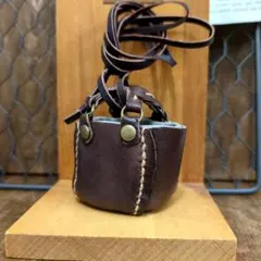 ⟡.·*.革バッグ（革紐付き）ペンダント⟡.·*. ⟡.·*.インテリア雑貨