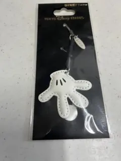 ミッキー 手形 ストラップ ホワイト