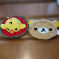 キイロイトリ リラックマ　ぬいぐるみ　マスコット　２点おまとめ