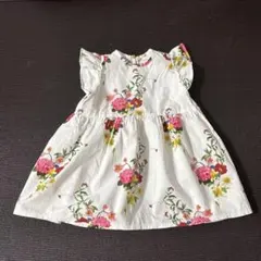 花柄ワンピース 24m 女の子 ベビー服のサムネイル
