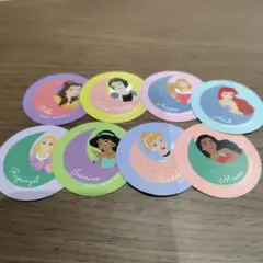 ディズニープリンセス ステッカー 6枚セット