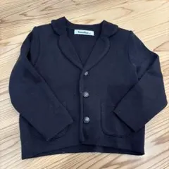 familiar ニットジャケット 100cm 黒のサムネイル