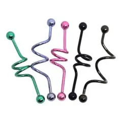 【断捨離】バーベル 15本セット ボディ ピアス ストレート スパイラル