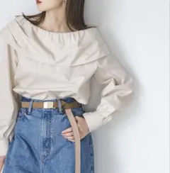 NOBLE オフショルダー ブラウス 新品未使用