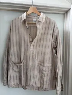 old Stüssy ストライプ柄オーバーサイズシャツ 白タグ 90s 希少 - メルカリ