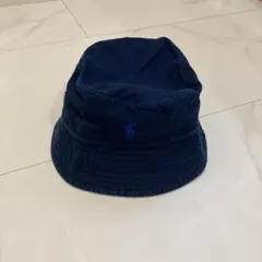 Ralph Lauren 帽子　バケットハット　紺色　48㎝
