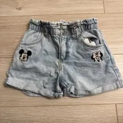 ZARA Disney デニムショートパンツ 110