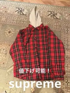 2026年最新】supreme チェックシャツ フード付きの人気アイテム - メルカリ