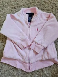 値下げ!Ralph Lauren ピンク ジップアップ トレーナー 12M
