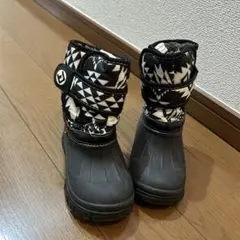 キッズ スノーブーツ 15-16cm 滑り止めスパイク付
