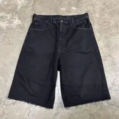 ブラックデニムショートパンツ y2k