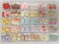 デコパーツ　まとめ売り　ケース付き
