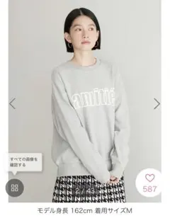 AMERICAN HOLIC発泡ロゴポンチプルオーバー