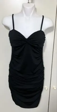 ︎*︎様 ブラックキャミワンピース レースサイドパネル