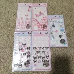 ボンボンドロップシール サンリオ クロミ マイメロ はぴだんぶい おすそ分け