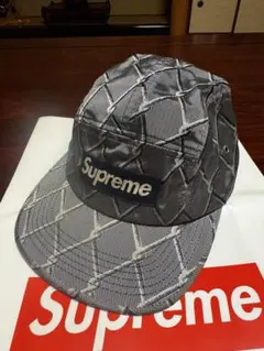 Supreme チェーン柄 キャップ