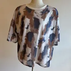 インパクト大☆迷彩 タイダイ シアーTシャツ