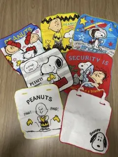 スヌーピー ピーナッツ ハンカチ 7枚セット