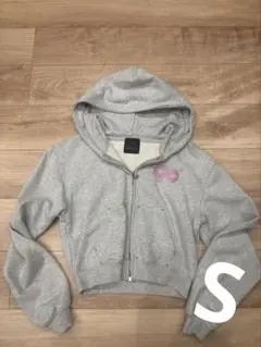9090 パーカー 90 Logo Dot Zip Hoodie グレー S - メルカリ